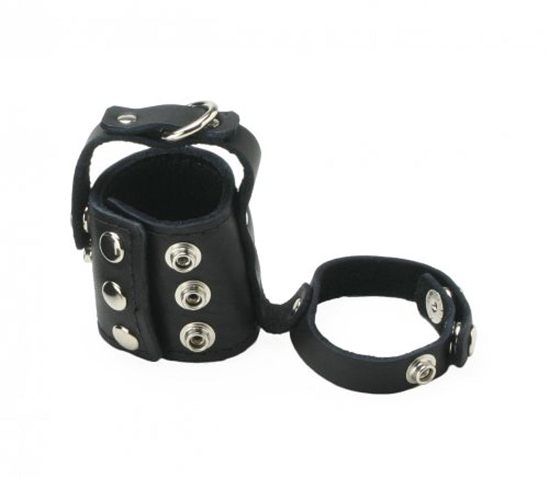 Strict Leather Cock Strap And Ball Stretcher - UABDSM