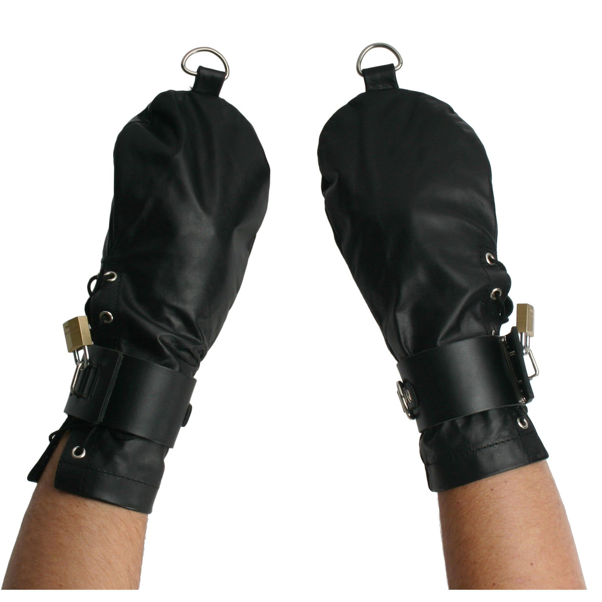 Strict Leather Bondage Mittens - UABDSM