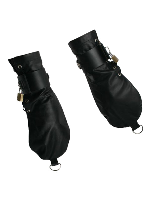 Strict Leather Bondage Mittens - UABDSM