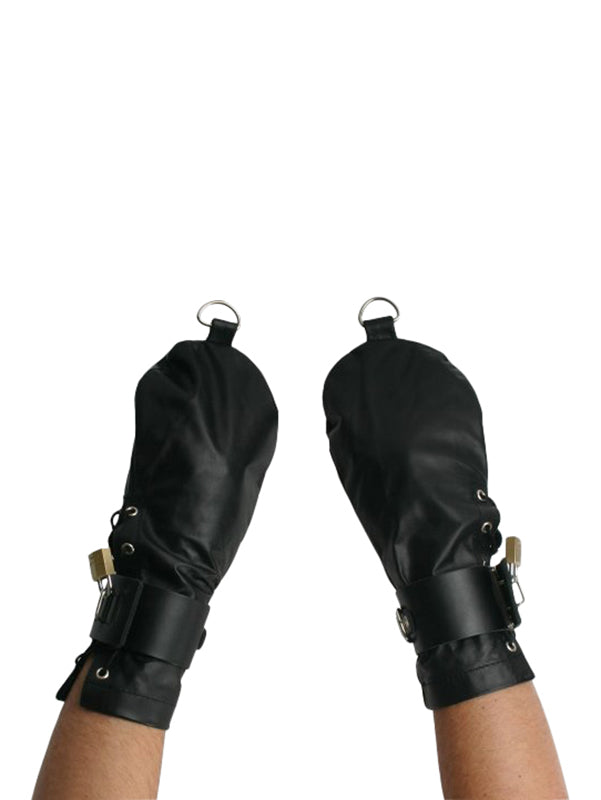 Strict Leather Bondage Mittens - UABDSM