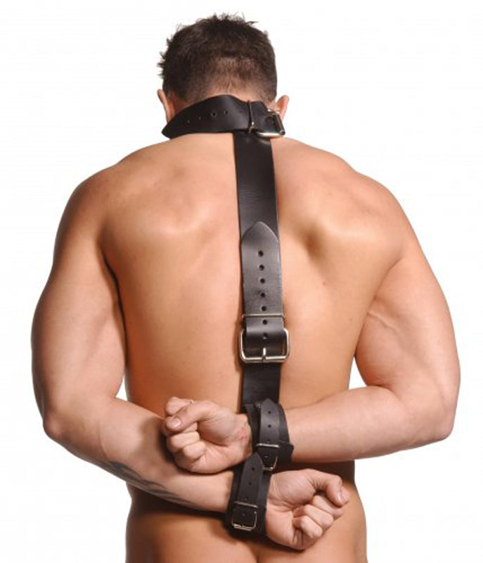 Strict Leather Neck-Wrist Restraint - UABDSM