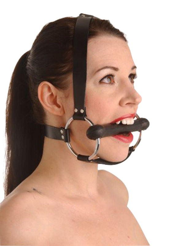 Strict Leather Locking Silicone Trainer Gag - UABDSM