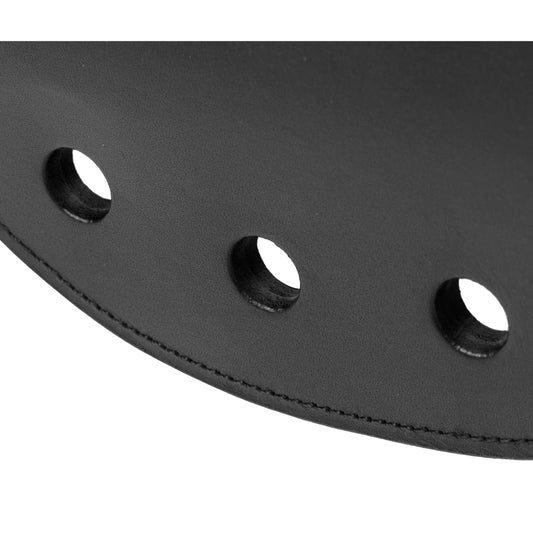 Strict Leather Rounded Paddle with Holes - UABDSM