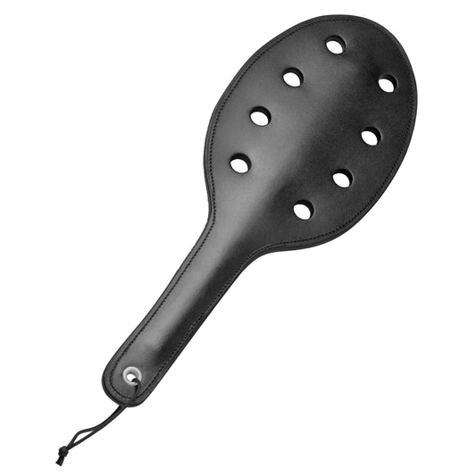 Strict Leather Rounded Paddle with Holes - UABDSM