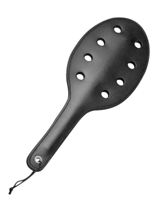 Strict Leather Rounded Paddle With Holes - UABDSM