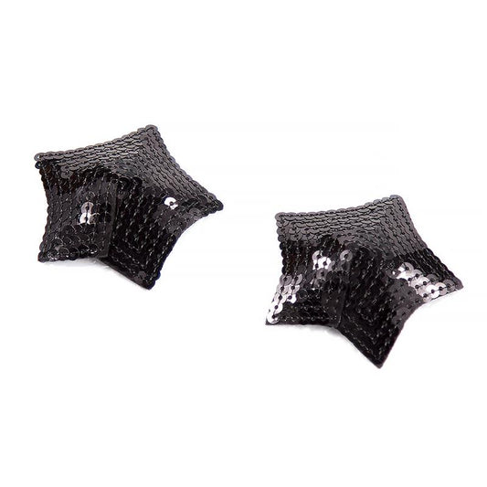 Star Nipple Covers with Black Sequins - UABDSM