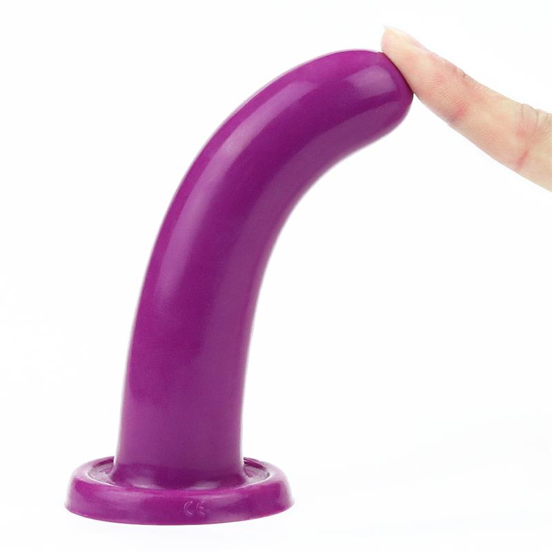 Stimulator Holy Dong 5.5 Liquid Silicone Purple - UABDSM