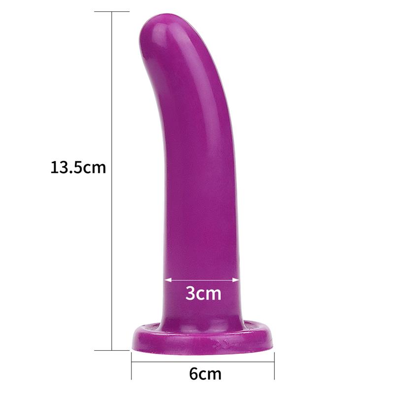 Stimulator Holy Dong 5.5 Liquid Silicone Purple - UABDSM