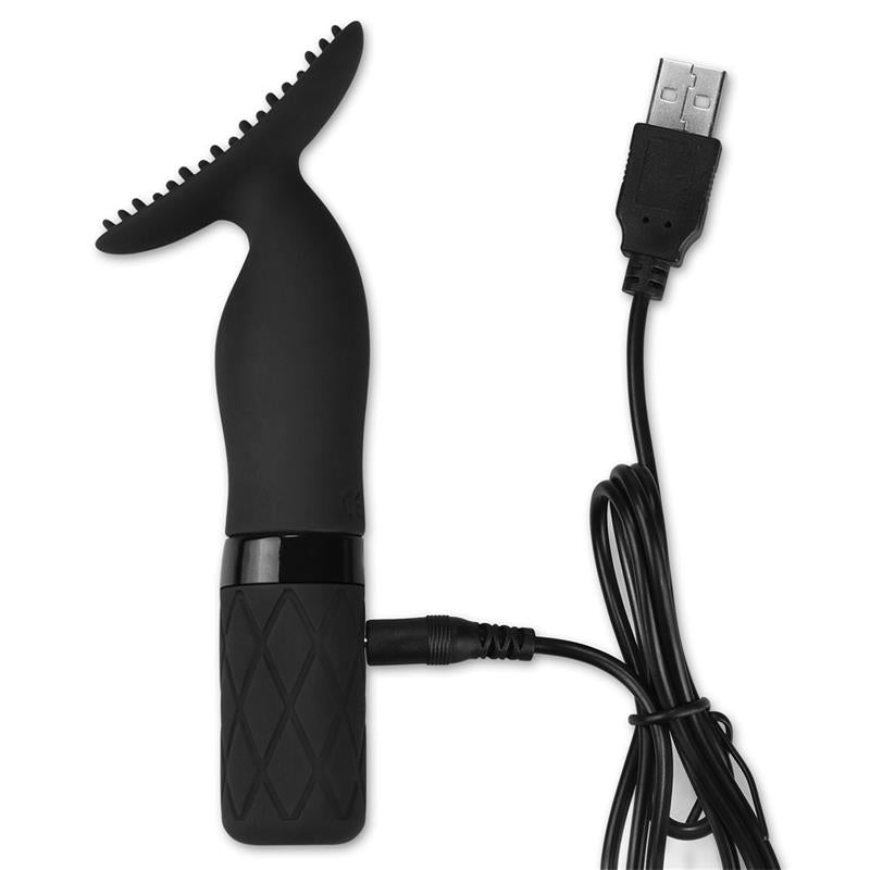 Stimulator O-Sensual Clit Jiggle USB Black - UABDSM