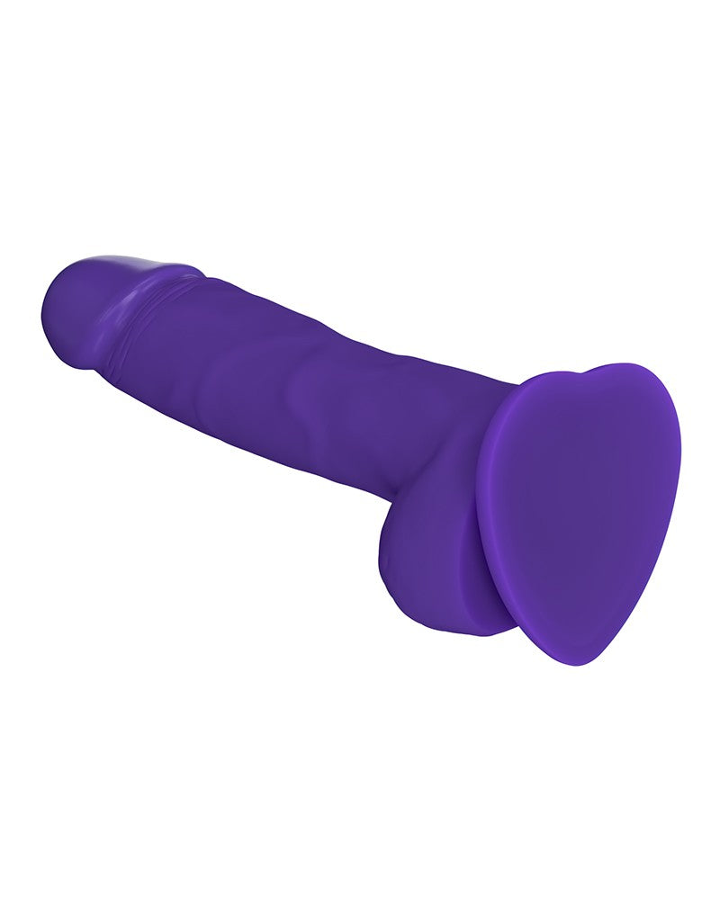 Strap-On-Me Soft Realistic Dildo Purple Size L - UABDSM