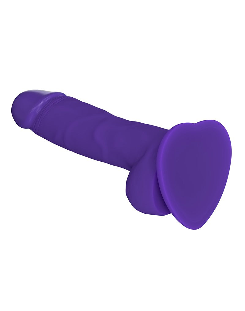 Strap-On-Me Soft Realistic Dildo Purple Size M - UABDSM