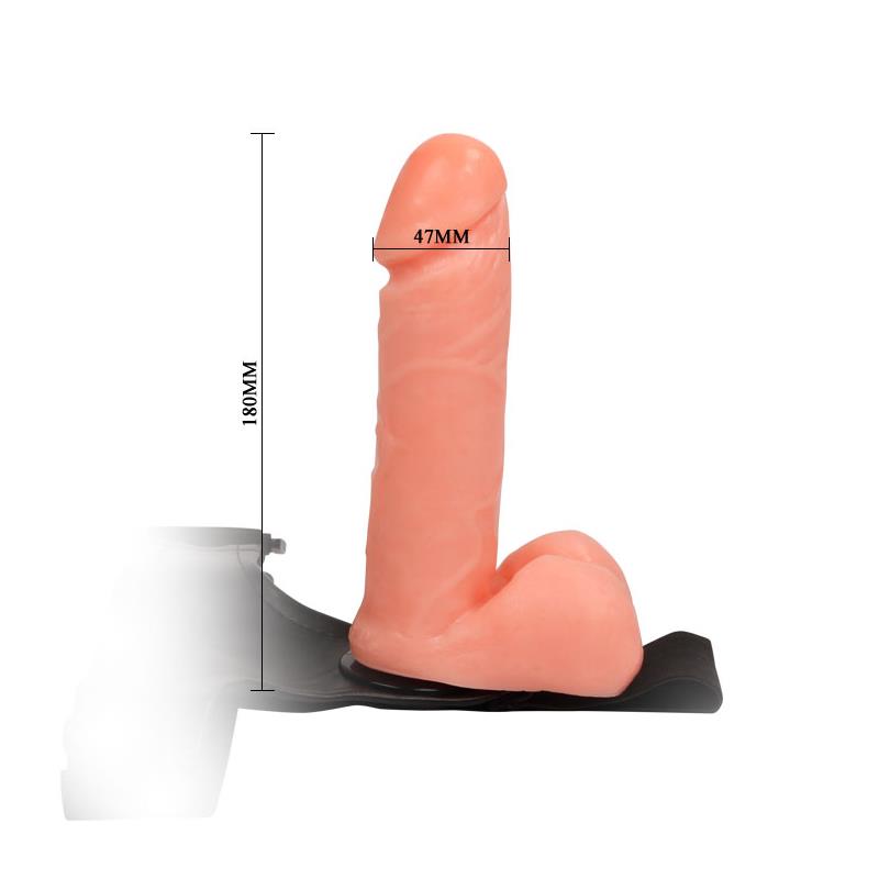 Strap-On with Dildo and Testicles 17.5 cm - UABDSM