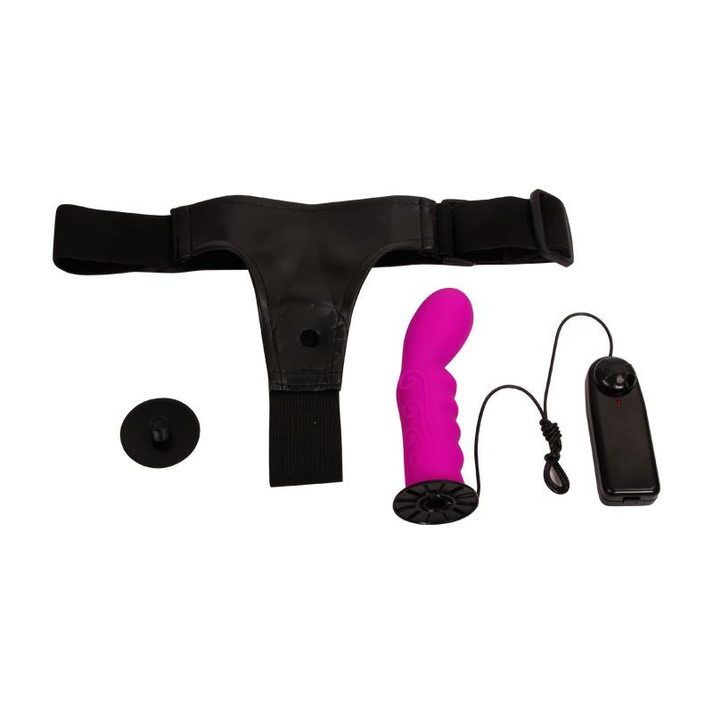 Strap-on with Dildo Purple 15.5 cm - UABDSM