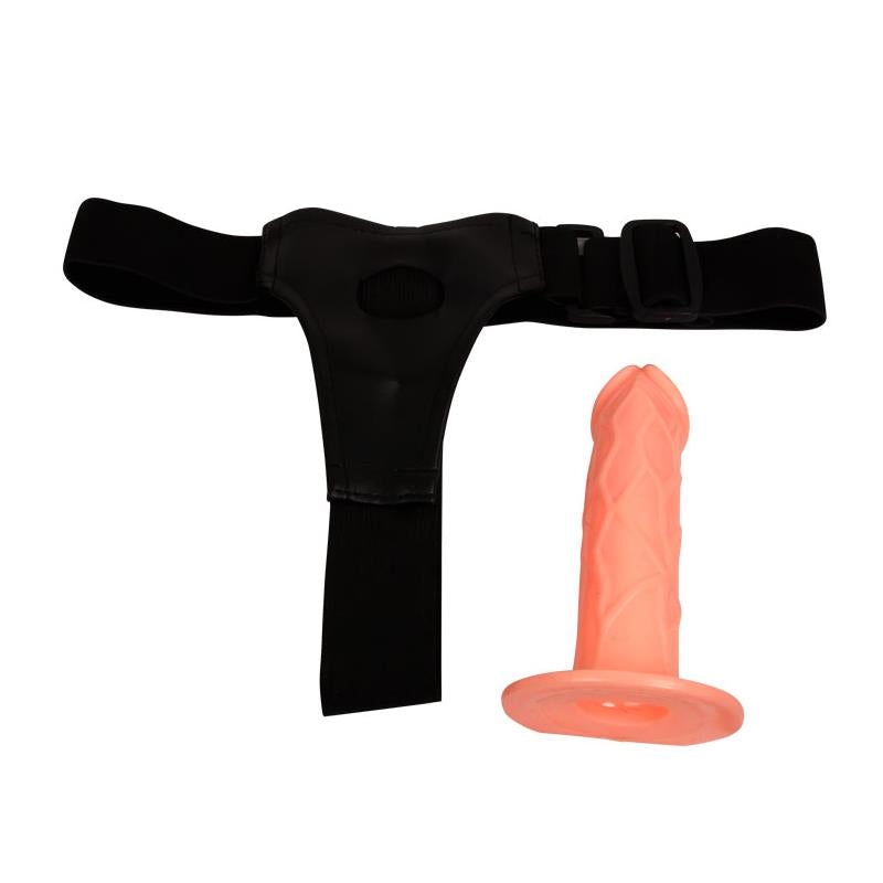 Strap-On with Hollow Dildo 16 cm - UABDSM