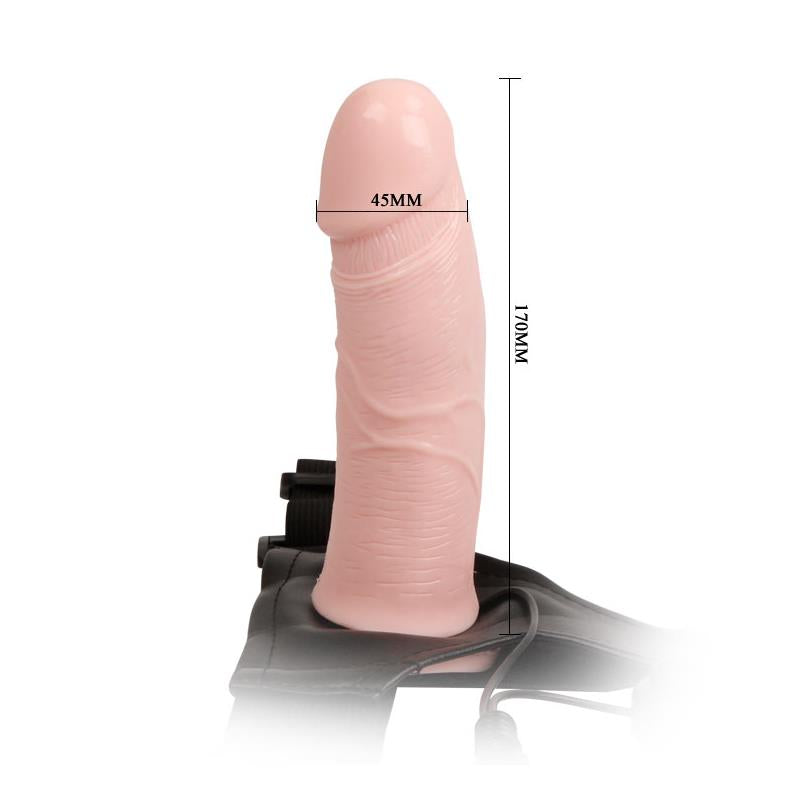 Strap-on with Vibrating Hollow Dildo Mens Pants - UABDSM