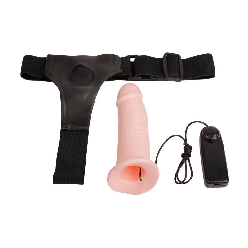Strap-on with Vibrating Hollow Dildo Mens Pants - UABDSM