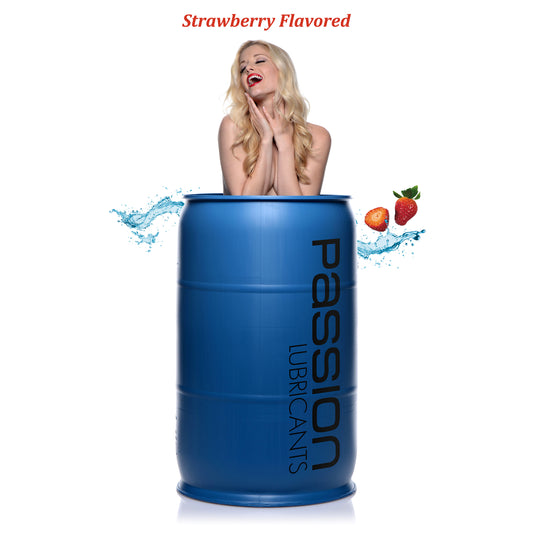 Passion Strawberry Flavored Lubricant - 55 Gallon Drum - UABDSM