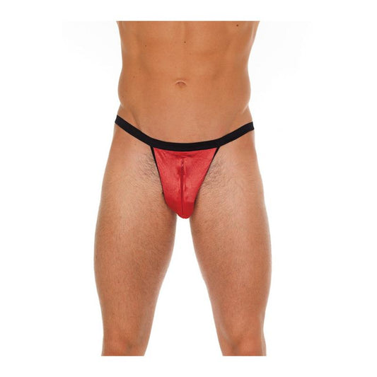 String with Zipper Black and Red One Size - UABDSM