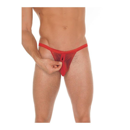 String with Zipper Red One Size - UABDSM