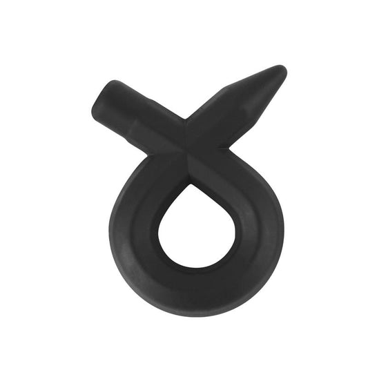 Super Flexible Cockring Silicone Black - UABDSM