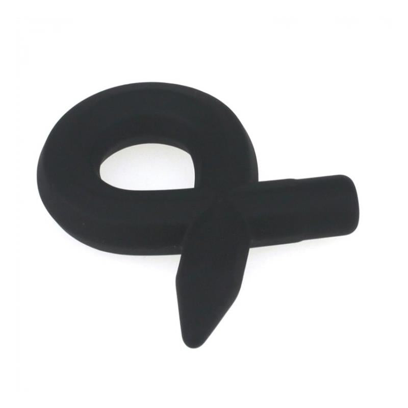 Super Flexible Cockring Silicone Black - UABDSM