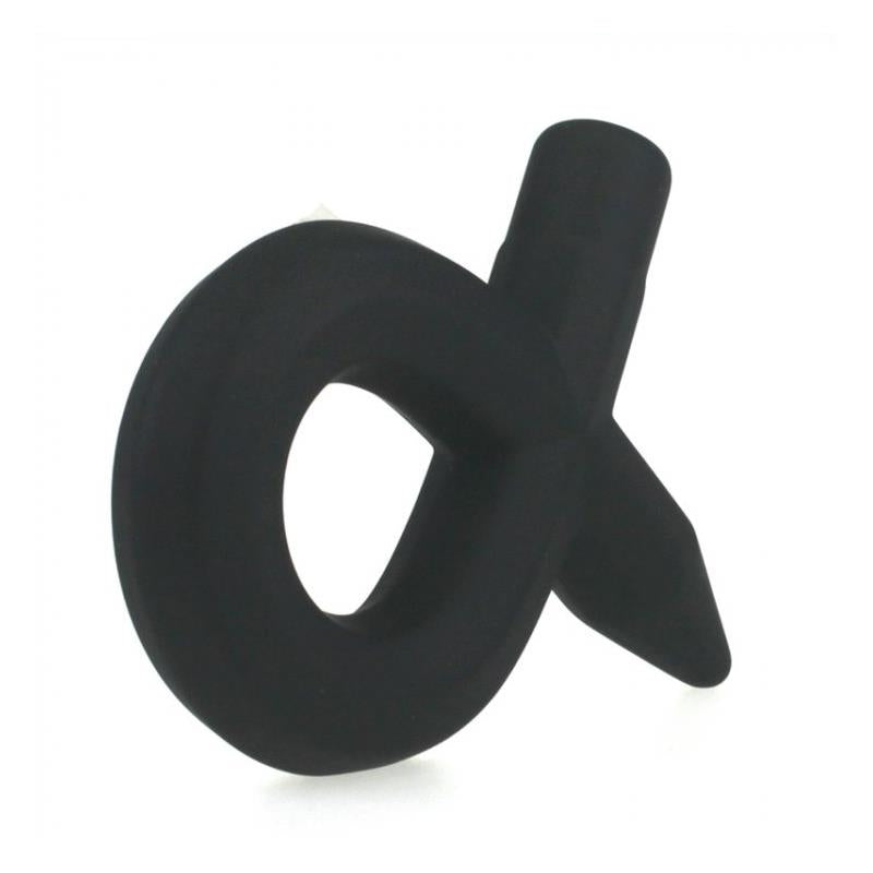 Super Flexible Cockring Silicone Black - UABDSM