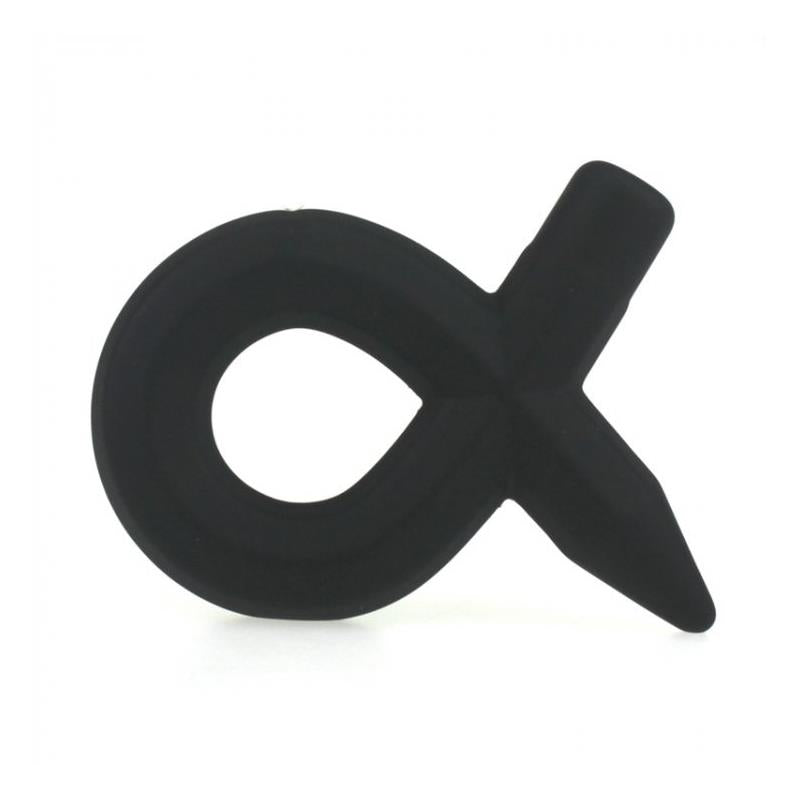 Super Flexible Cockring Silicone Black - UABDSM