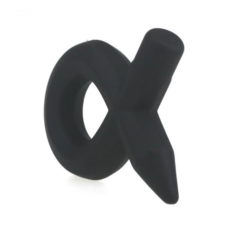 Super Flexible Cockring Silicone Black - UABDSM