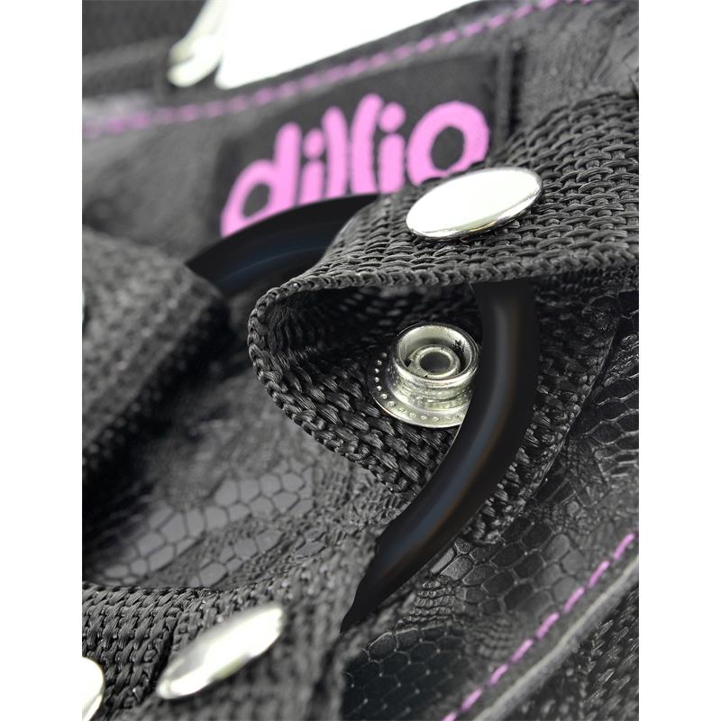 Suspender Harness with Dildo 6 Pink - UABDSM