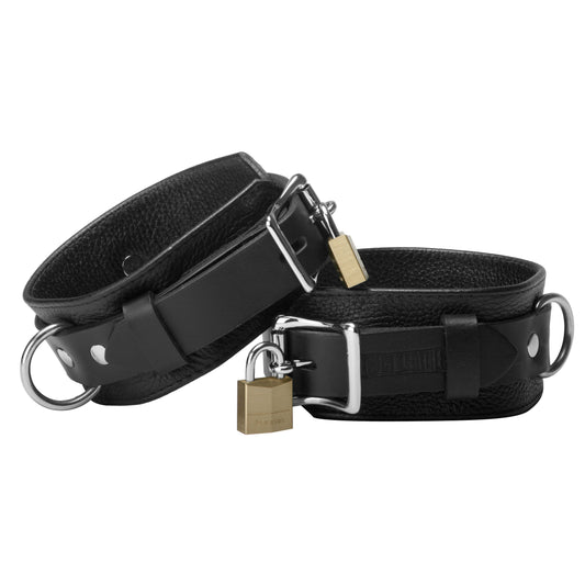 Strict Leather Deluxe Locking Wrist Cuffs - UABDSM