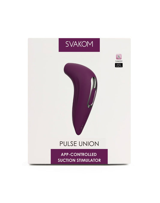 SVAKOM - Pulse Union - Air Pressure Vibrator (with App Control) - Purple - UABDSM