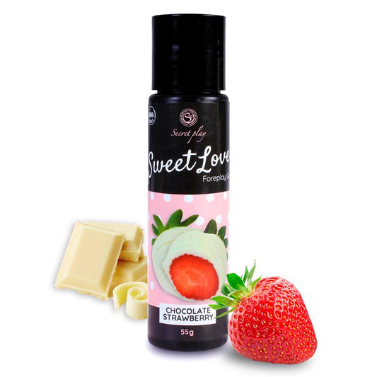 Sweet Love Lubricant Strawberry & White Chocolate 60 ml - UABDSM