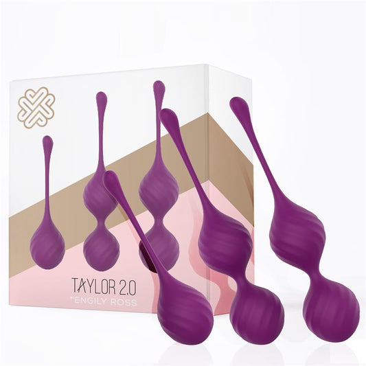 Taylor 2.0 Kegel Balls Silicone Purple - UABDSM