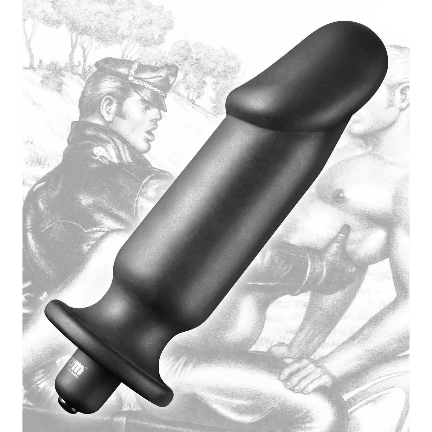 Tom of Finland Silicone Vibrating Anal Plug - UABDSM