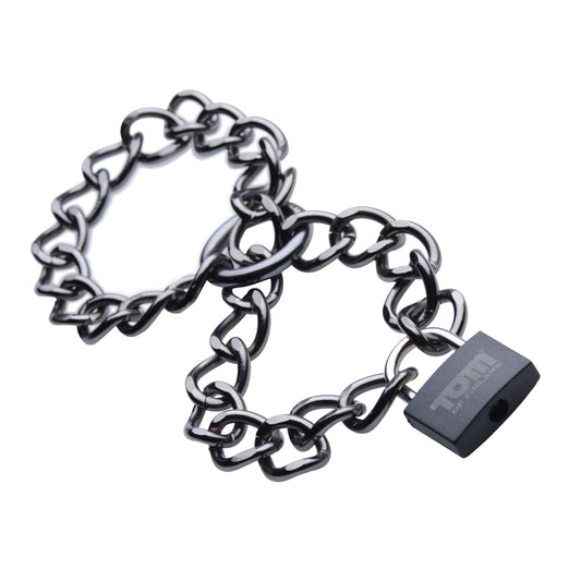 Tom of Finland Locking Chain Cuffs - UABDSM