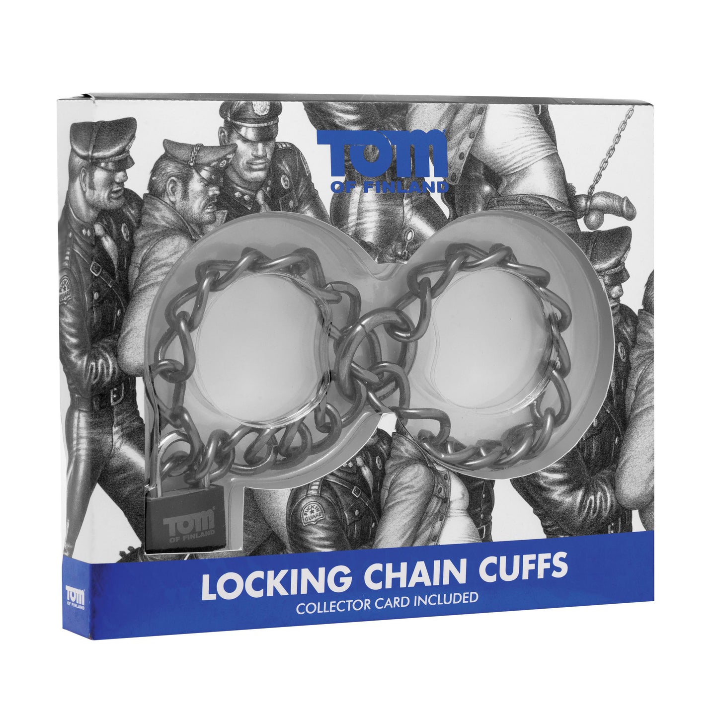 Tom of Finland Locking Chain Cuffs - UABDSM