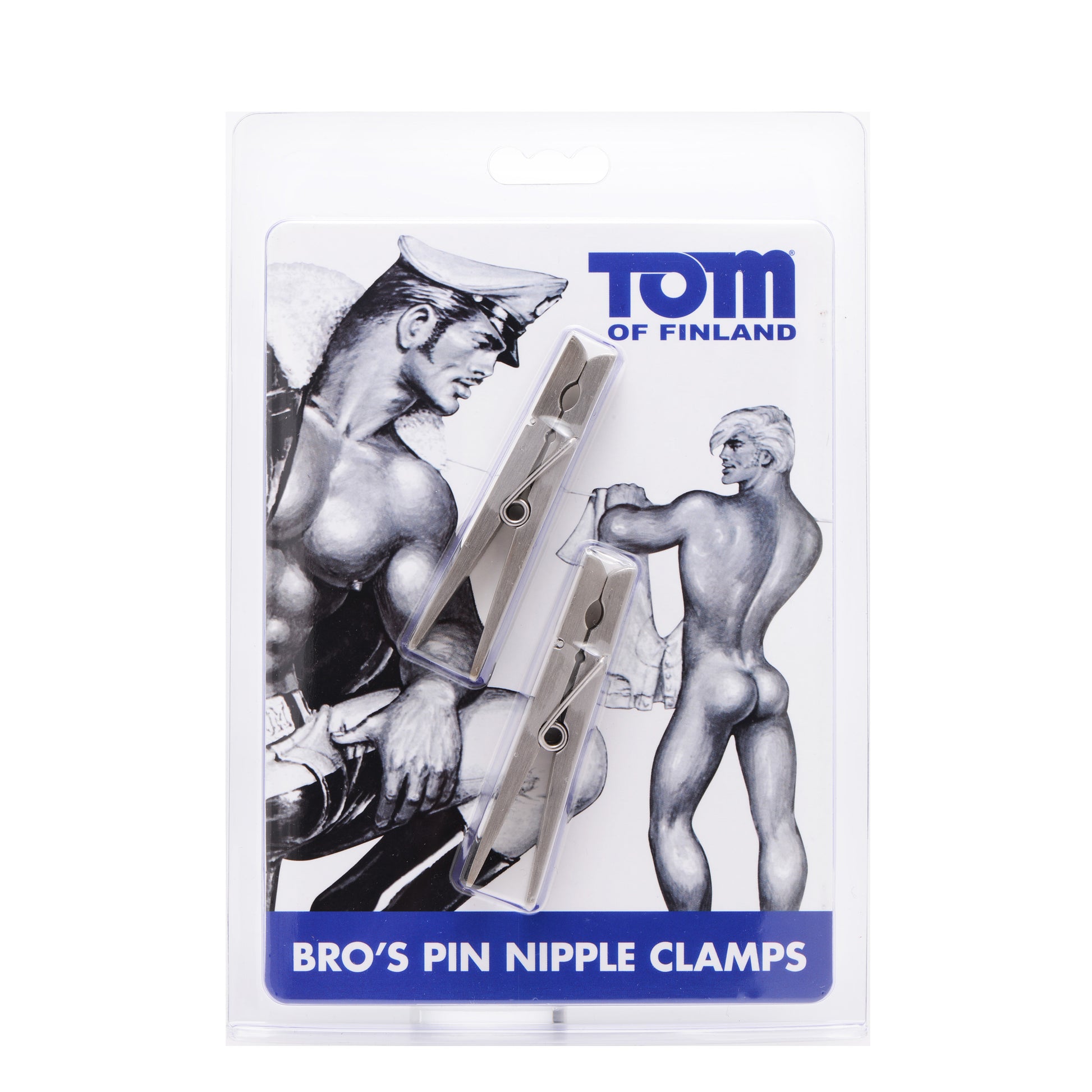 Tom of Finland Bros Pin Stainless Steel Nipple Clamps - UABDSM