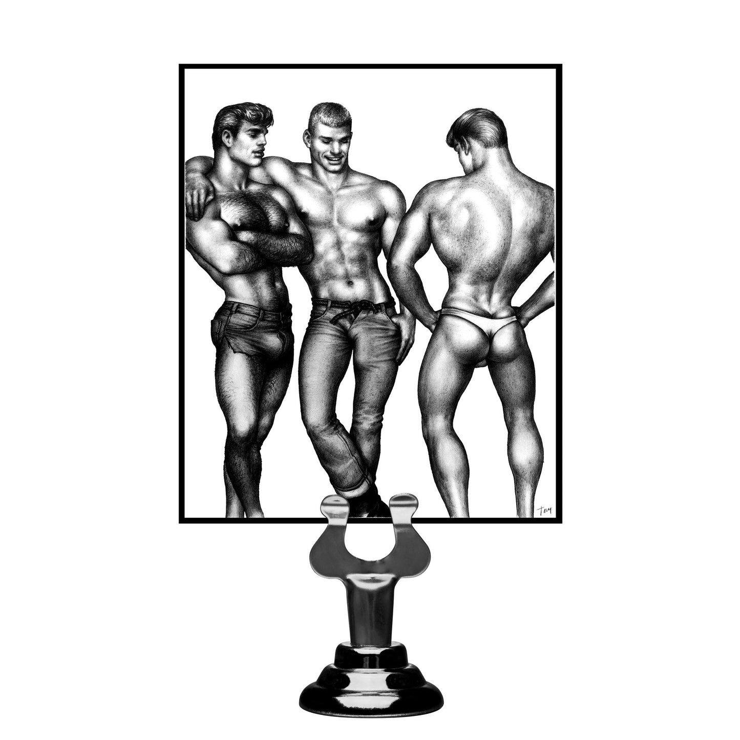 Tom of Finland 3 Piece Silicone Cock Ring Set - Blue - UABDSM