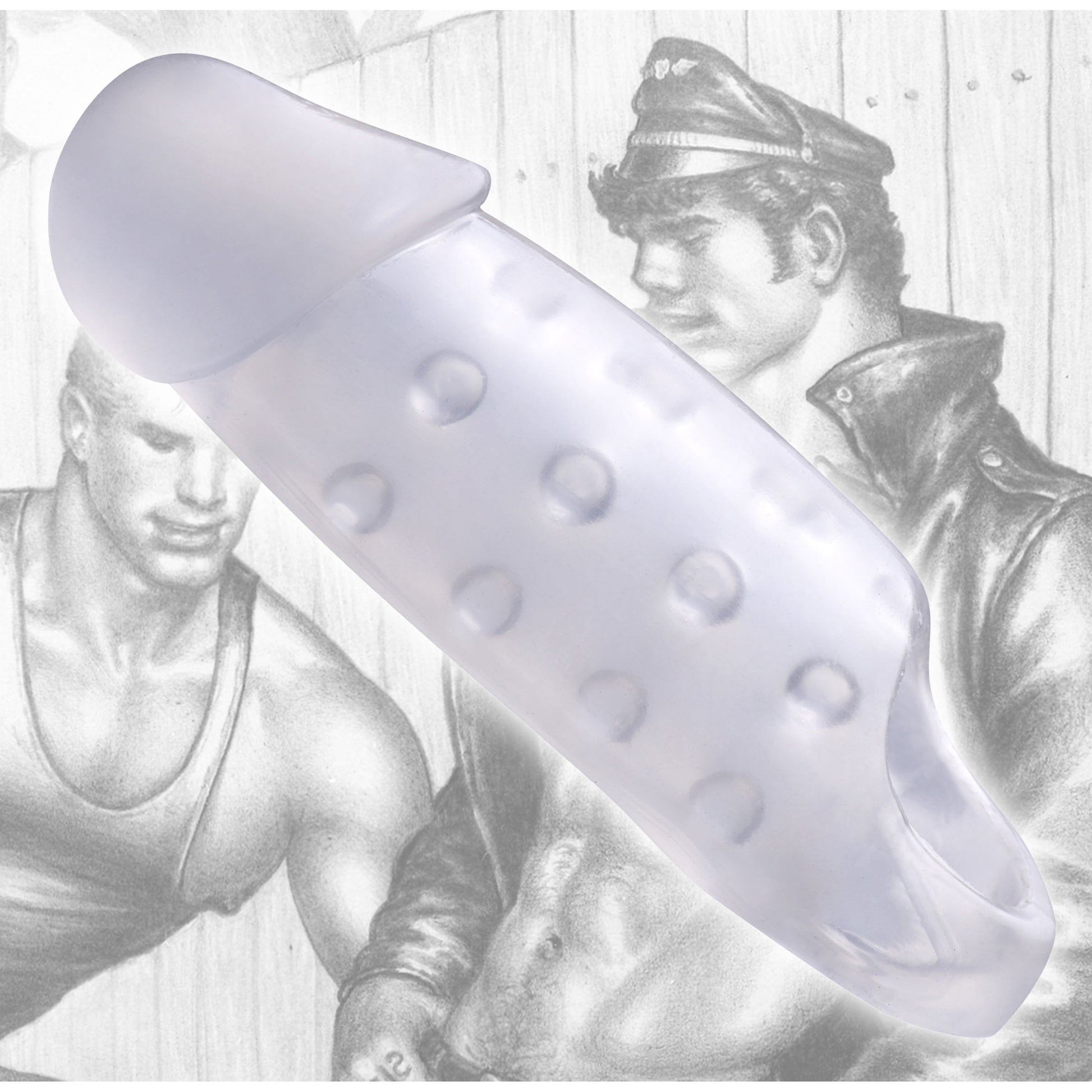 Tom of Finland Clear Smooth Cock Enhancer - UABDSM