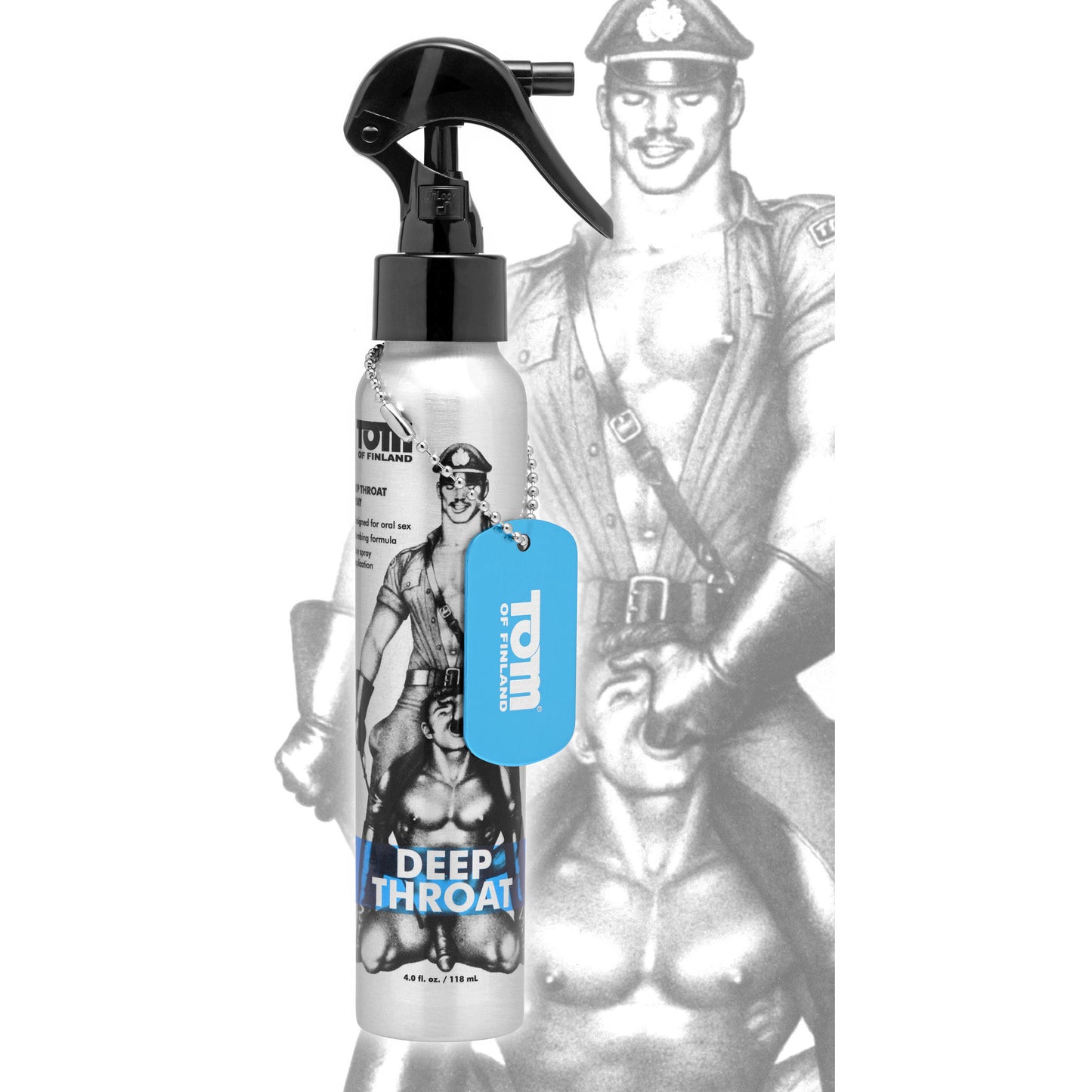 Tom of Finland Deep Throat Spray- 4 oz - UABDSM