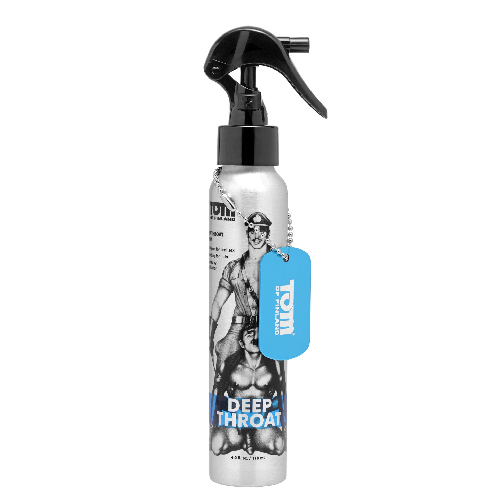 Tom of Finland Deep Throat Spray- 4 oz - UABDSM