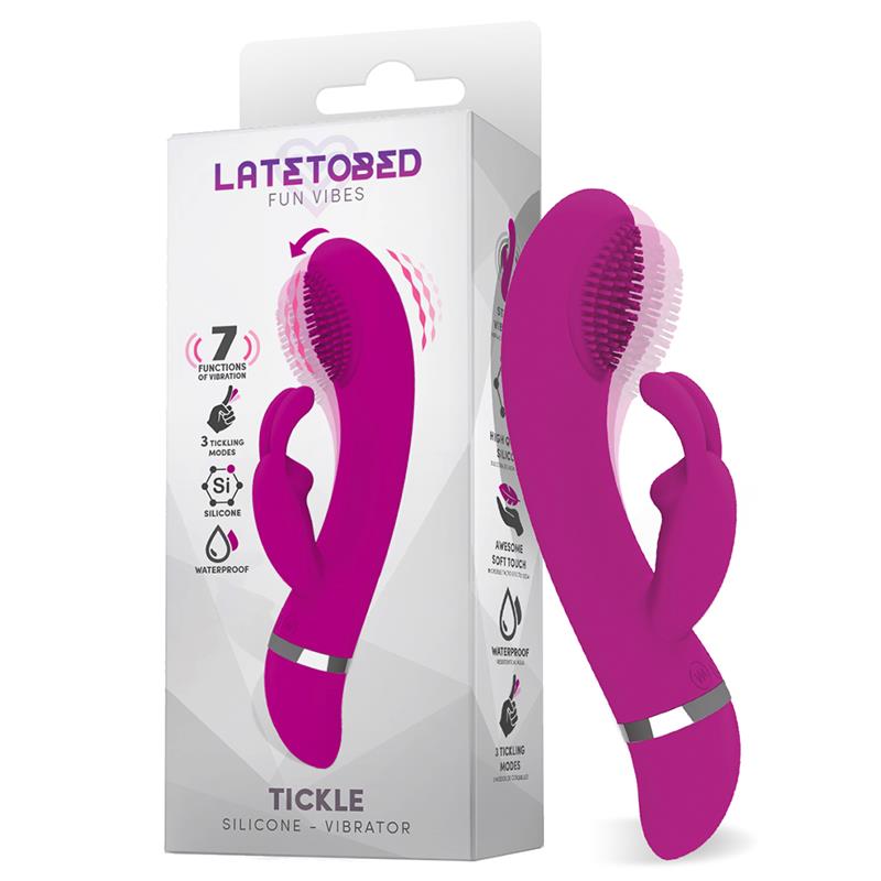 Tickle Vibe with Tickling Waterproof Silicone - UABDSM