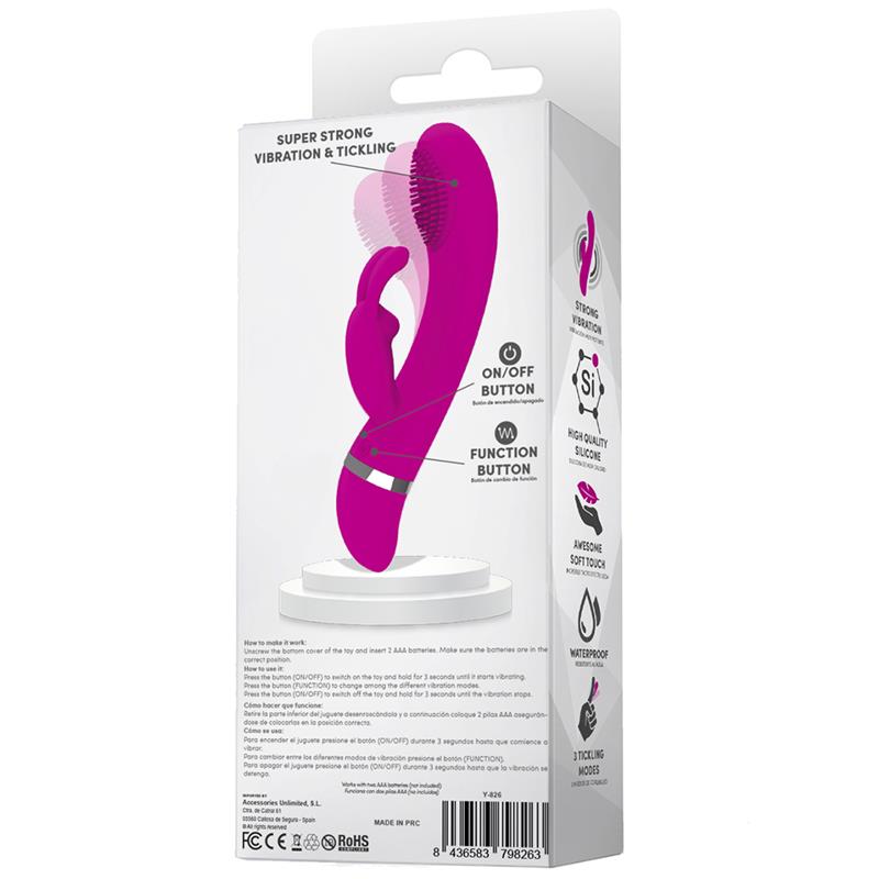 Tickle Vibe with Tickling Waterproof Silicone - UABDSM