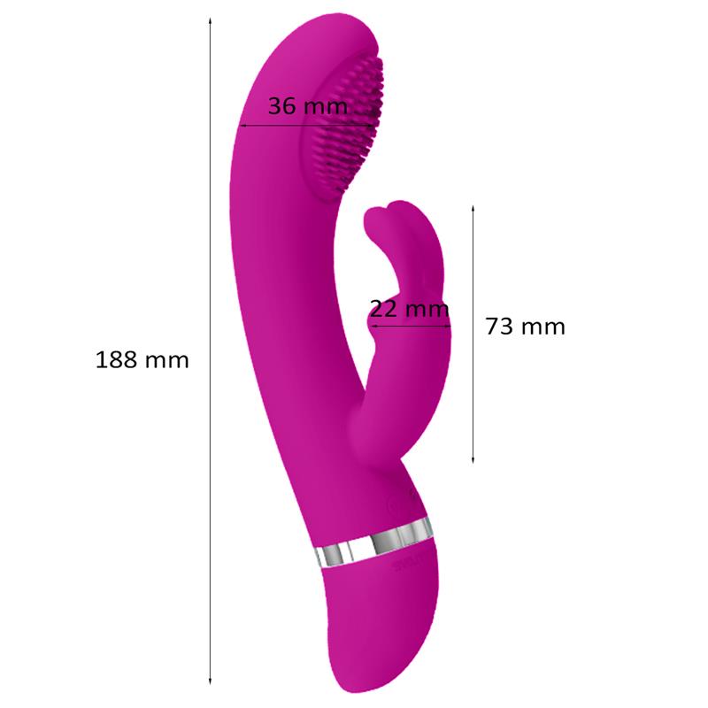 Tickle Vibe with Tickling Waterproof Silicone - UABDSM