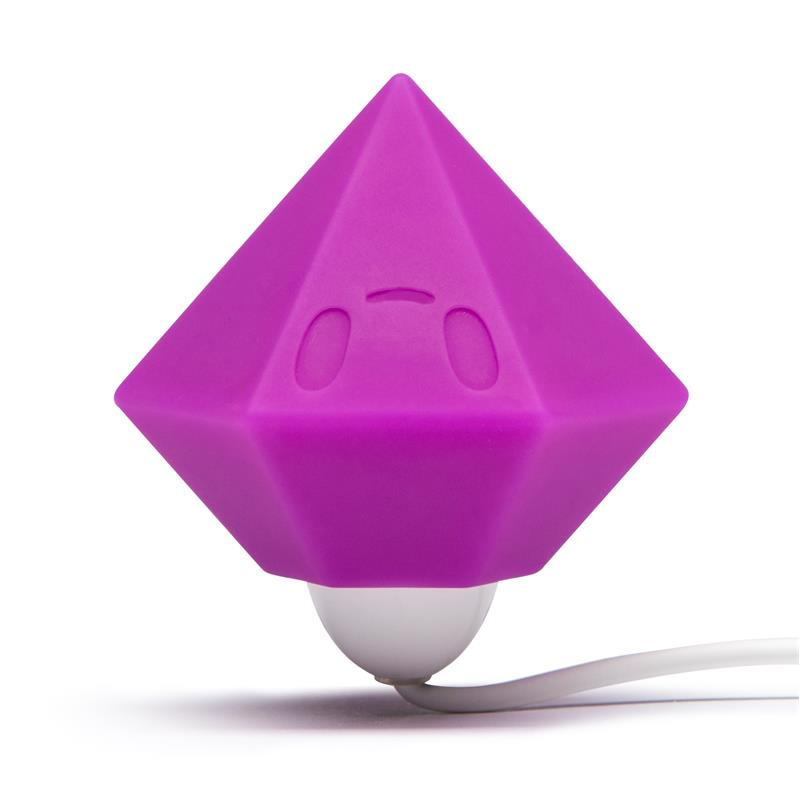 tokidoki 10 Function Silicone Purple Diamond Clitoral Vibrator - UABDSM