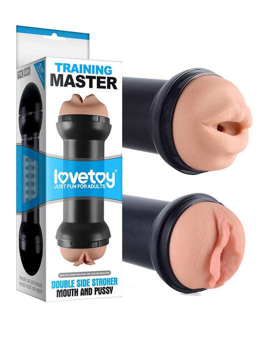 Training Master Double Side Stroker-Mouth And Pussy - UABDSM