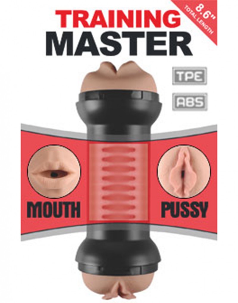 Training Master Double Side Stroker-Mouth And Pussy - UABDSM