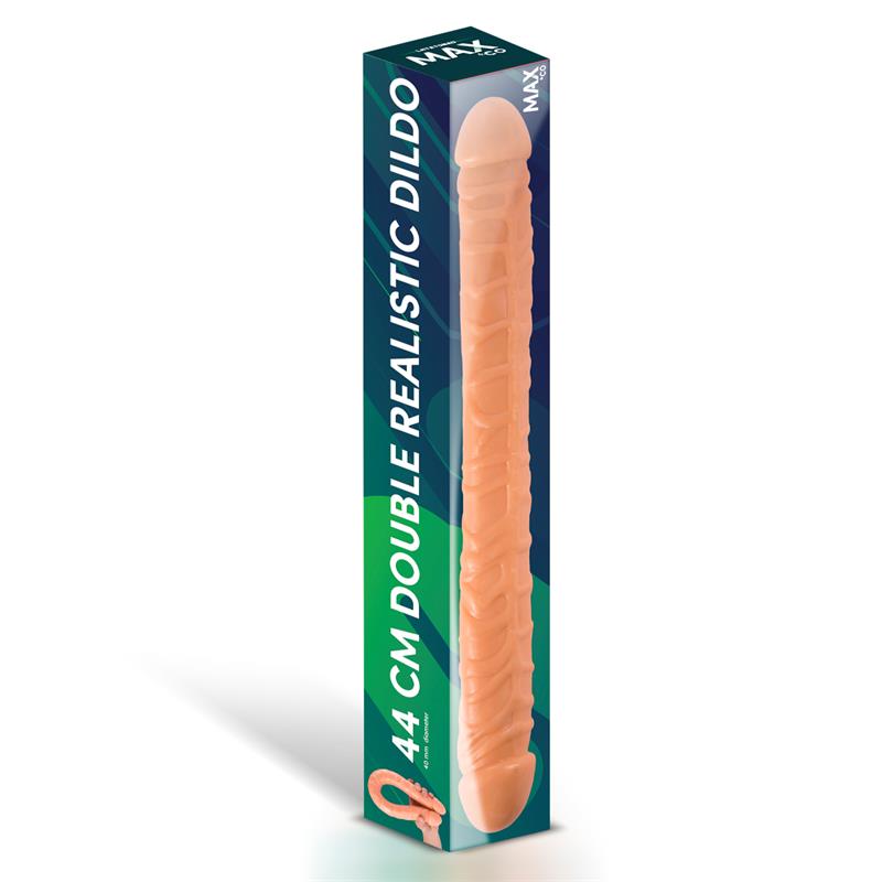 Trent Double Realistic Dildo Flesh 173 - 44 cm - UABDSM