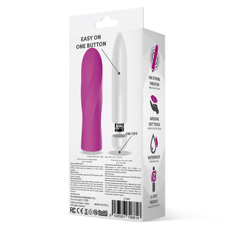 Trimy Easy Quick Vibrating Bullet Silicone Pink - UABDSM