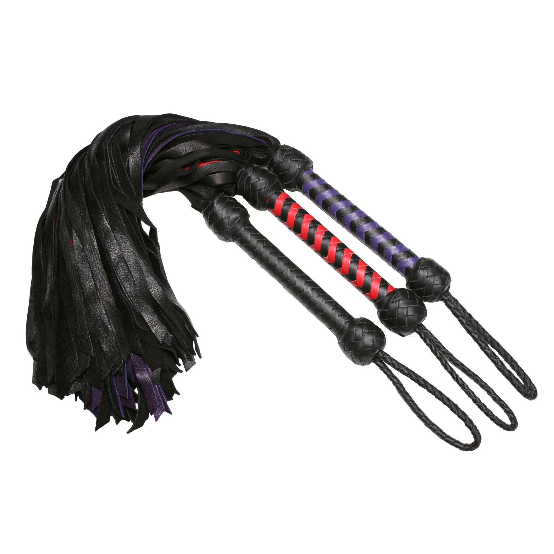 Strict Leather Premium Deerskin Flogger- Black - UABDSM